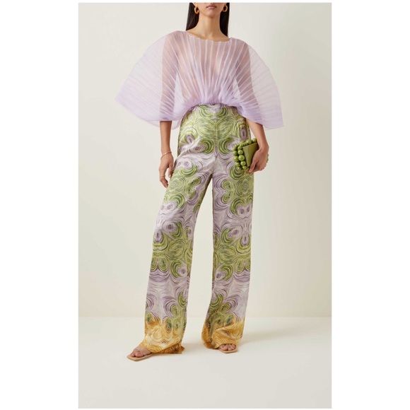 Andrea Iyamah Sheer Purple Bodysuit - Picture 6 of 6